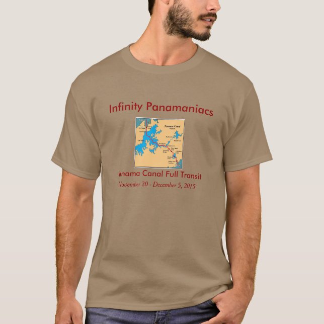 T-shirt de Panamaniacs da infinidade (2) (Frente)
