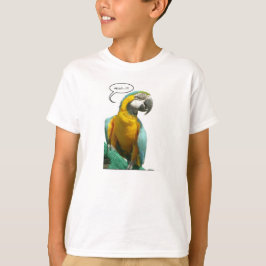 T-Shirt de papagaio curioso
