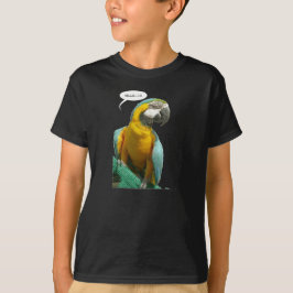 T-Shirt de papagaio curioso
