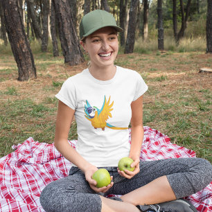 T-Shirt de Papagaio Voador