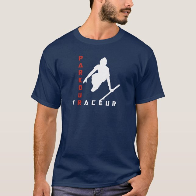 T-shirt de Parkour Traceur (Frente)