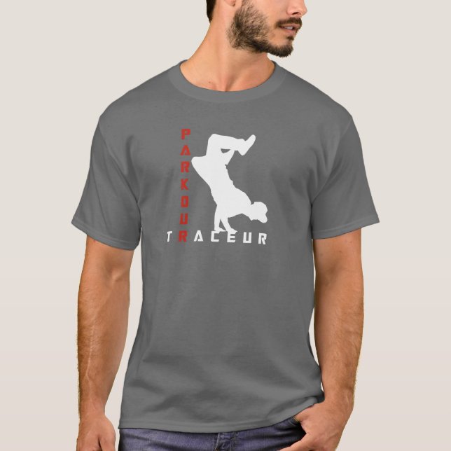 T-shirt de Parkour Traceur (Frente)