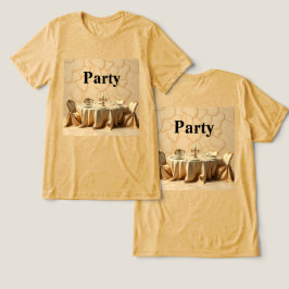 T-Shirt de Partido de Design Dourado