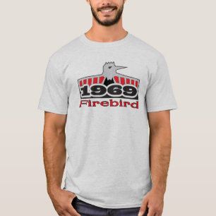 t-shirt de pássaros-de-fogo 1969