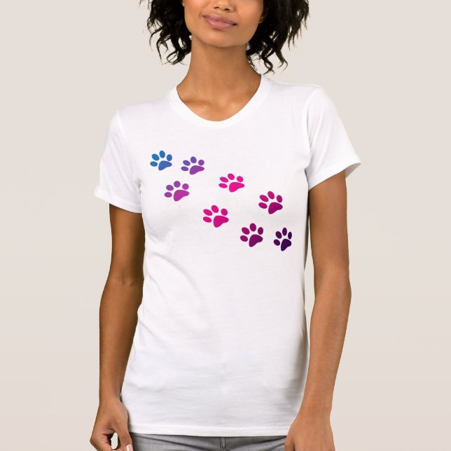 T-shirt de patas de gato (Frente)