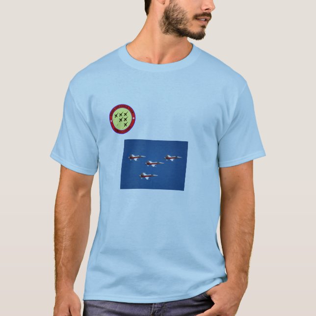 T-shirt de Patrouille Suisse F-5 (Frente)
