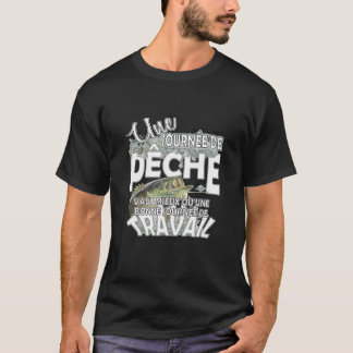 T-shirt de pêche poisson,