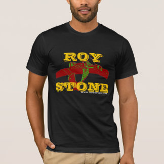 T-SHIRT DE PEDRA DO ANIMAL DE ROY
