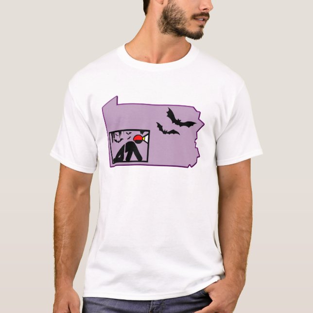 T-shirt de Pensilvânia Caver (Frente)