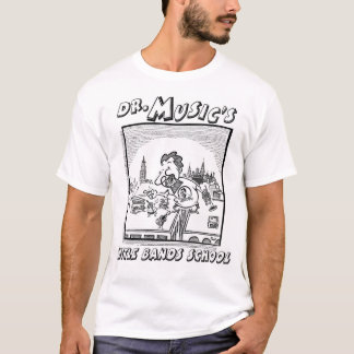 T-shirt de Pequeno Banda Escola do Dr. Música