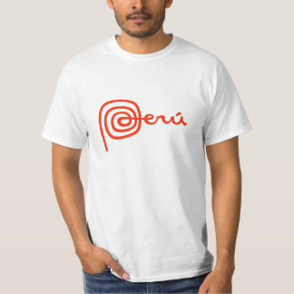 T-shirt de Peru do logotipo