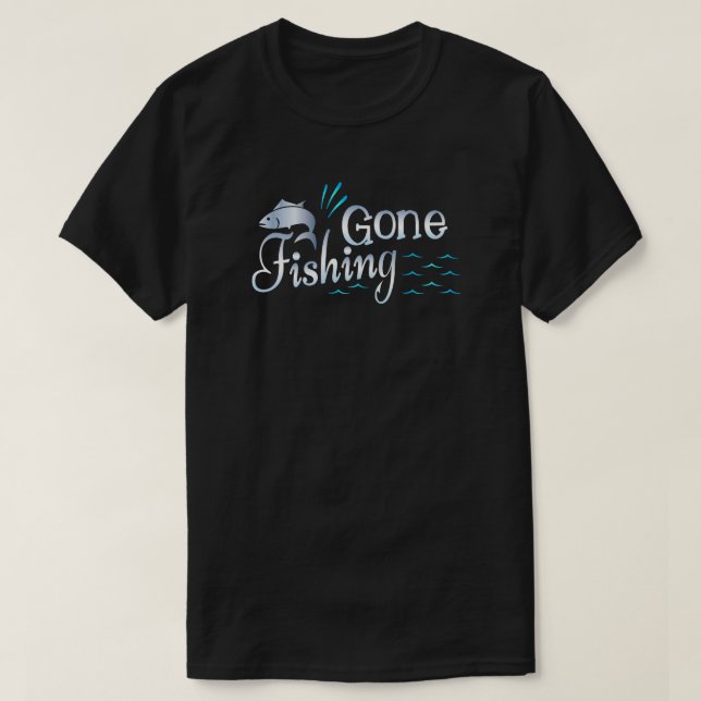 T-Shirt De Pesca Desaparecido (Frente do Design)