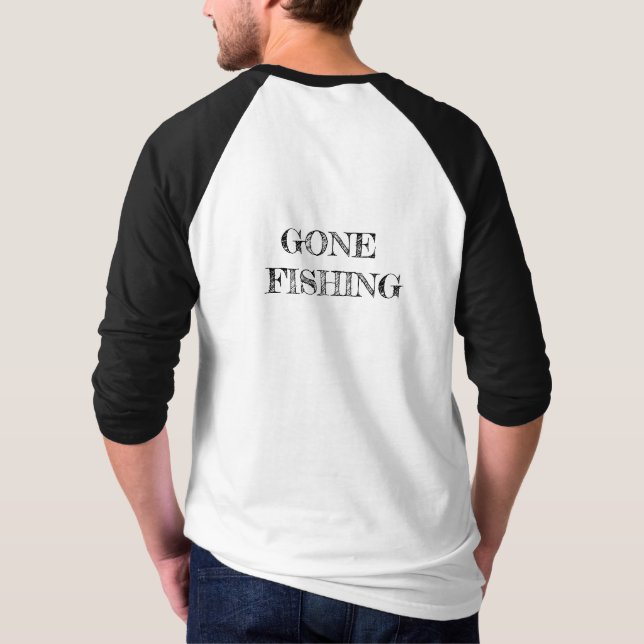 T-Shirt De Pesca Desaparecido (Verso)
