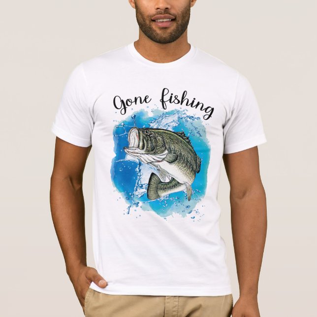 T-Shirt De Pesca Desaparecido (Frente)