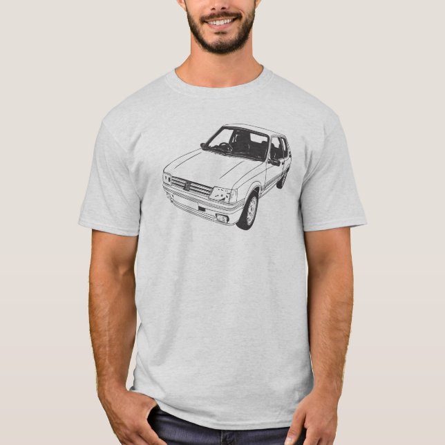 T-shirt de Peugeot 205 GTi (Frente)