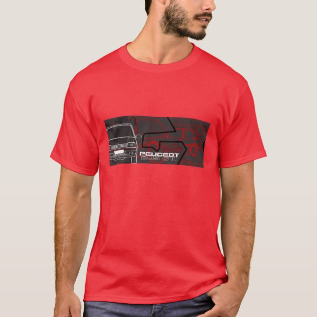 T-shirt de Peugeot 205 GTI (Frente)