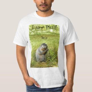T-shirt de Phil do dia de Groundhog
