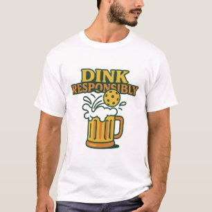 T-Shirt De Pickleball - Cotações "Dink Responsabil