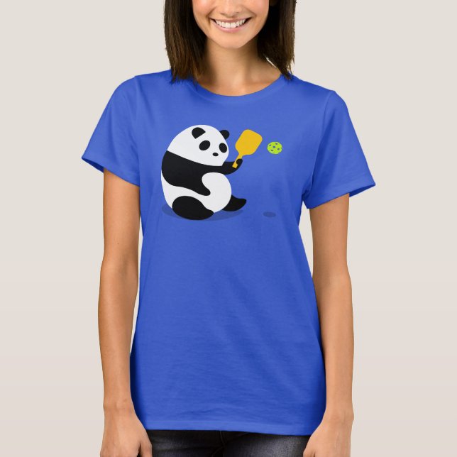 T-shirt de Pickleball: De "panda Pickleball " (Frente)