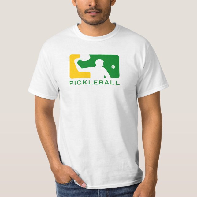 T-shirt de Pickleball: Esportes (verde/branco) (Frente)