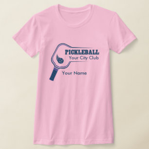 T-shirt de Pickleball Personalizável Pickleball