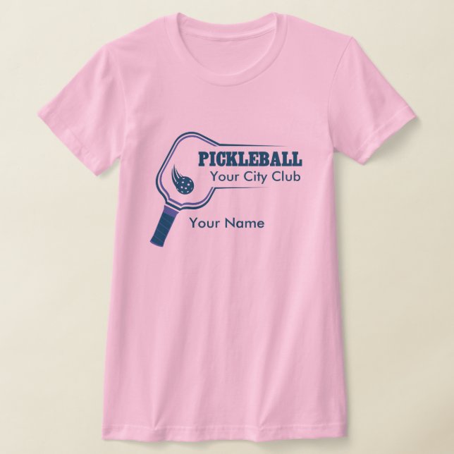T-shirt de Pickleball Personalizável Pickleball (Postura )