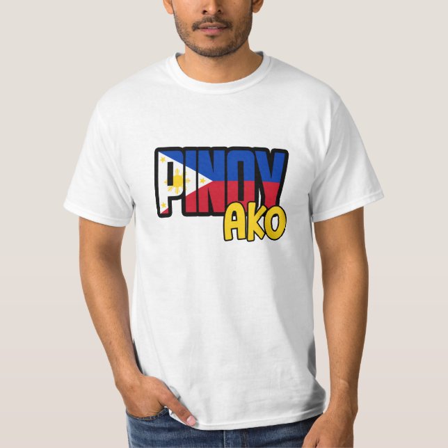 T-shirt de Pinoy Ako - camisas filipinas (Frente)