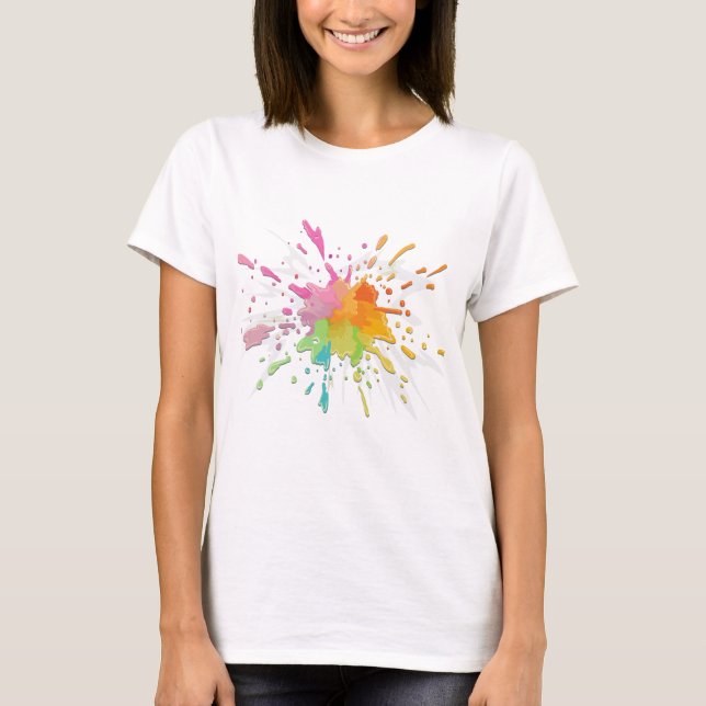 t-shirt de pintura (Frente)