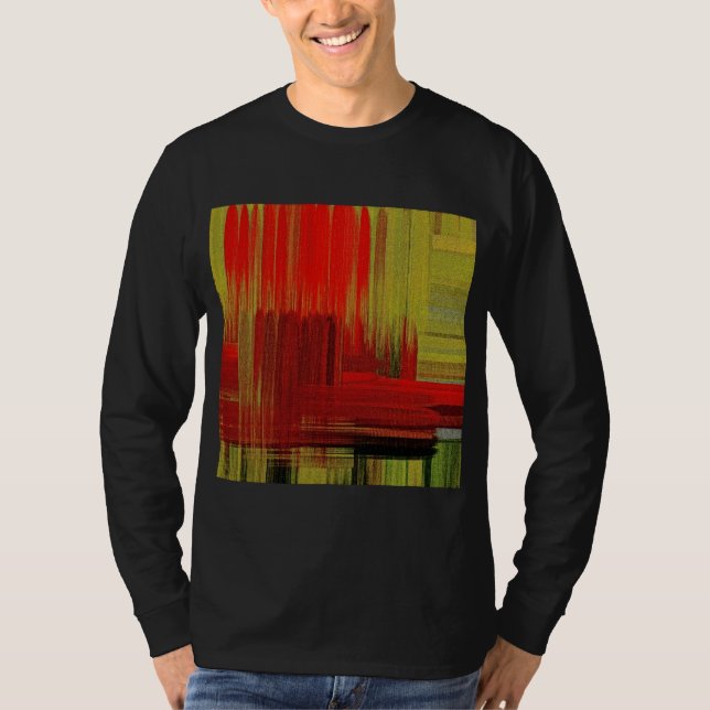 T-Shirt de pintura colorida (Frente)