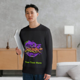 T-Shirt de pintura Colorida