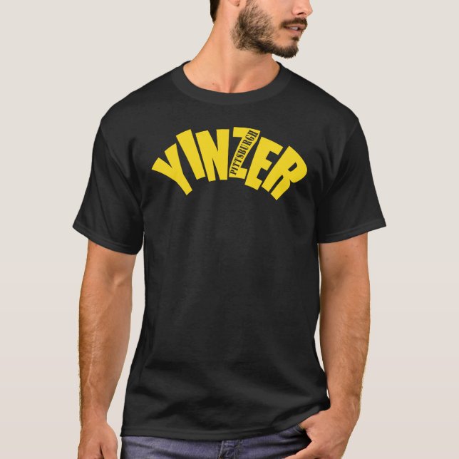 T-SHIRT DE PITTSBURGH YINZER (Frente)