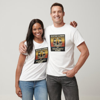 T-Shirt de Planeamento de Férias