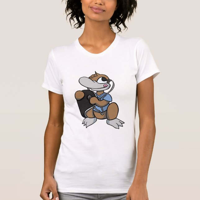 T-shirt de Platypi da enfermeira (Frente)