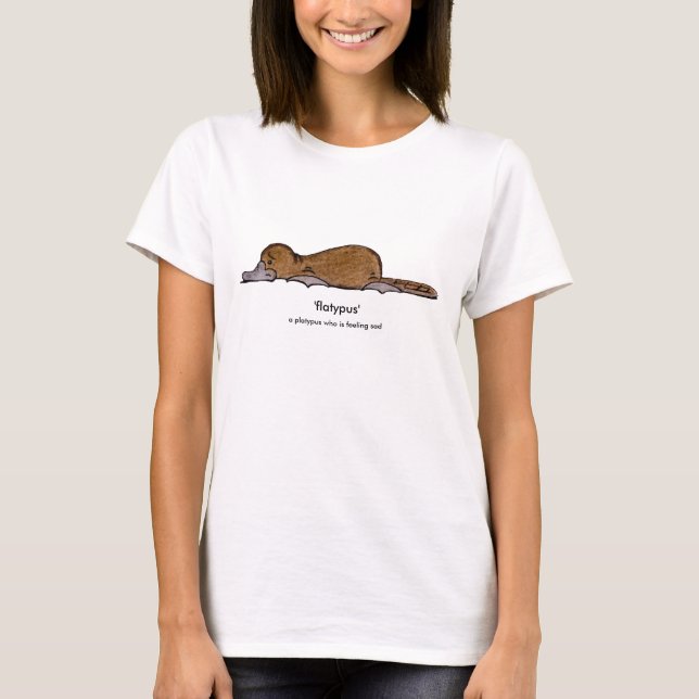T-shirt de Platypus Flatypus (Frente)