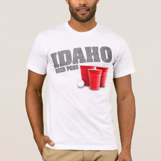 T-shirt de Pong da cerveja de Idaho