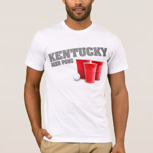 T-shirt de Pong da cerveja de Kentucky