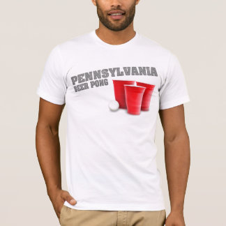 T-shirt de Pong da cerveja de Pensilvânia