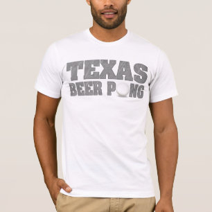T-shirt de Pong da cerveja de Texas