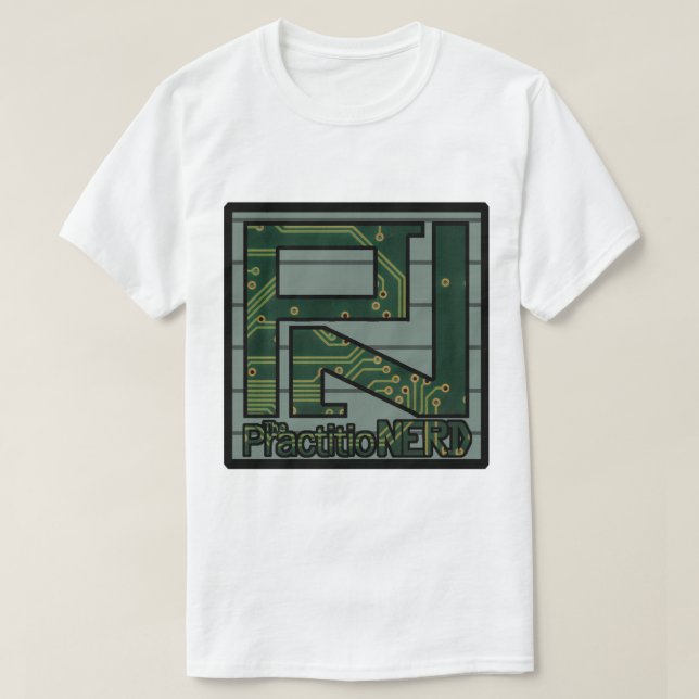 T-shirt de PractitioNERD da tecnologia (Frente do Design)