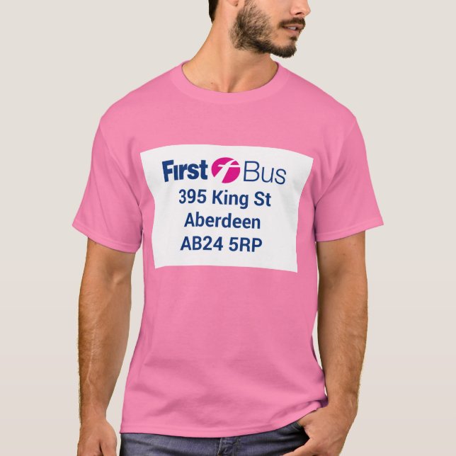 T-Shirt de Primeiro Ônibus (Frente)