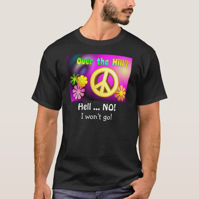 T-shirt de Psychodelic do nascido no Baby Boom (Frente)
