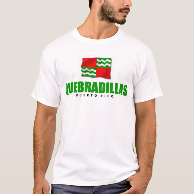T-shirt de Puerto Rico: Quebradillas (Frente)