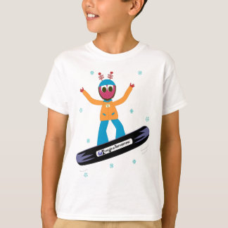T-shirt de Puterbug da snowboarding