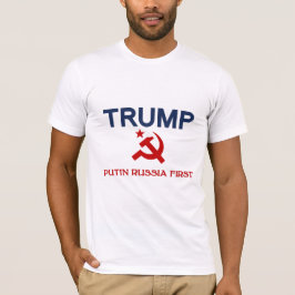 T-shirt de Putin Rússia do trunfo primeiro
