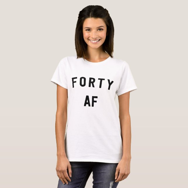 T-shirt de quarenta AF (Frente Completa)