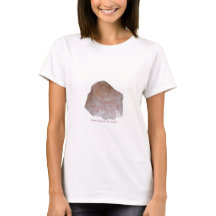 T-shirt de quartzo cor-de-rosa por IreneDesign2011