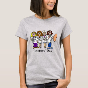 T-Shirt de Quatro Médicos Femininos