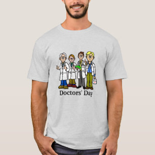 T-Shirt de Quatro Médicos Masculinos