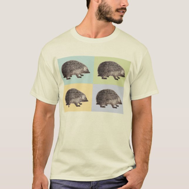 T-shirt de quatro ouriços (Frente)