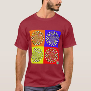 T-shirt de quatro quadrados